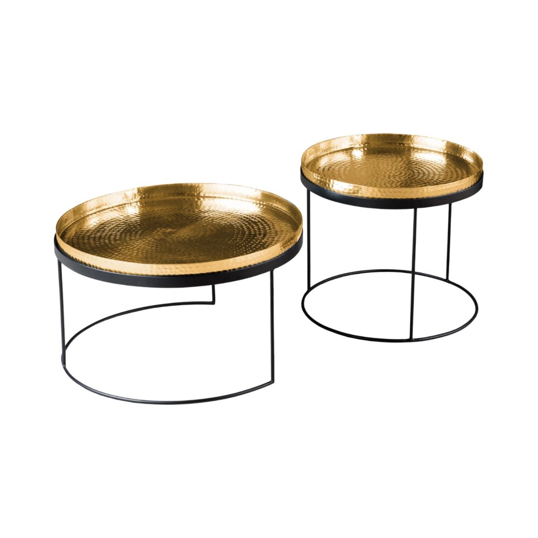 Tables basses gigognes avec plateaux amovibles VORTEX
