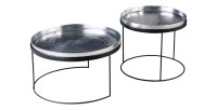 Tables basses gigognes avec plateaux amovibles VORTEX