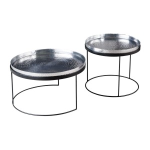 Tables basses gigognes avec plateaux amovibles VORTEX