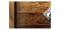 Zoom sur les textures des plateaux des tables basses gigognes empilables en bois VORTEX