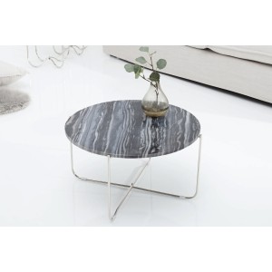 Table basse VINTORA grise mise en situation