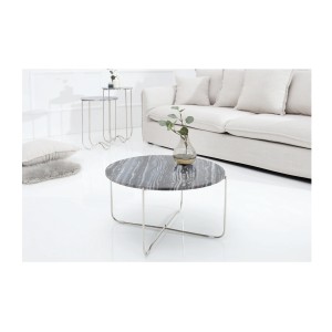 Table basse VINTORA grise vue de face