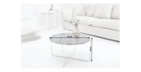 Table basse VINTORA grise dimensions