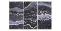 Zoom sur les différentes types de marbrure pour la table basse VINTORA grise