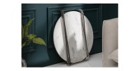 Zoom sur la table basse VINTORA blanche pliée