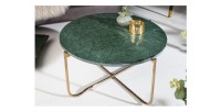 Table basse VINTORA verte vue de haut
