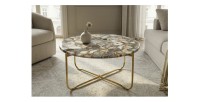 Table basse VINTORA en agate mise en situation