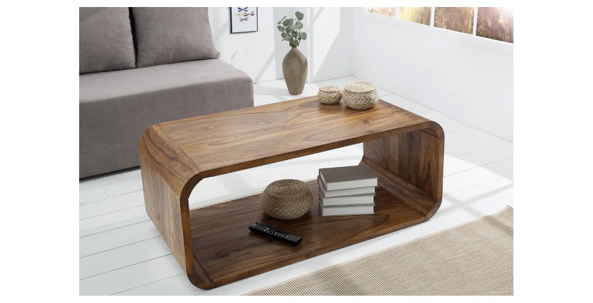 Table basse CURVENA vue de côté