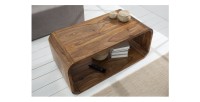 Table basse CURVENA vue de haut