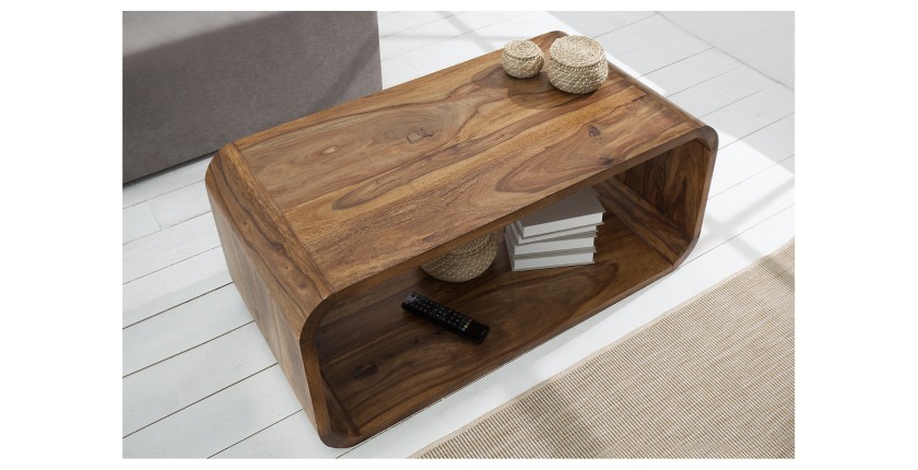 Table basse CURVENA vue de haut