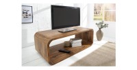 Table basse CURVENA en meuble TV