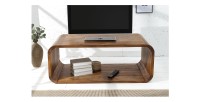 Table basse CURVENA en meuble TV vue de face