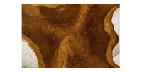 Zoom sur la texture du plateau de la table basse RIVET 60cm