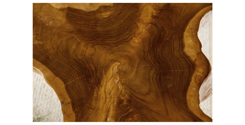 Zoom sur la texture du plateau de la table basse RIVET 60cm