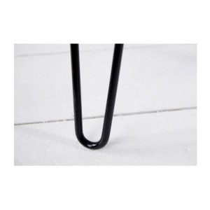 Zoom sur les pieds de la table basse RIVET 60cm