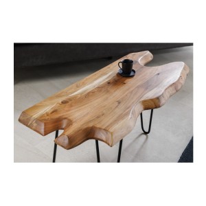 Table basse RIVET 100cm vue de haut