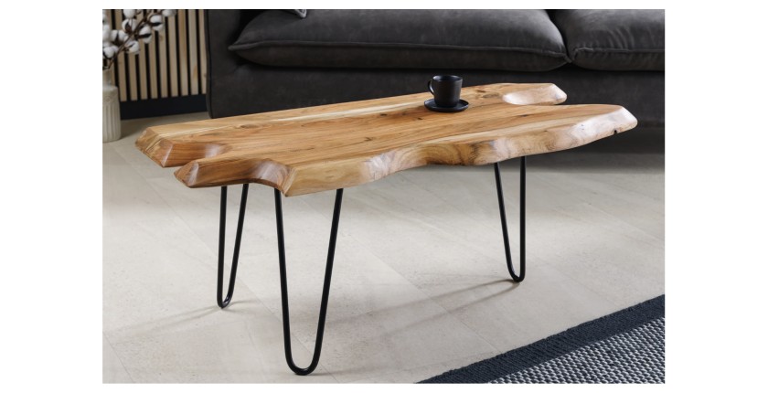 Table basse RIVET 100cm mise en situation