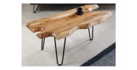 Table basse RIVET 100cm vue de côté