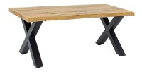 Table basse RIVET 90cm en bois