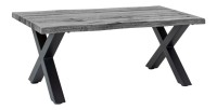 Table basse RIVET grise 90cm