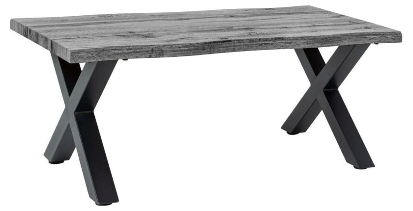 Table basse RIVET grise 90cm