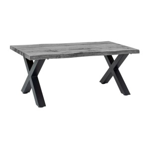 Table basse RIVET grise 90cm
