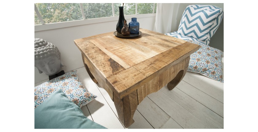 Table basse LUNARA vue de haut