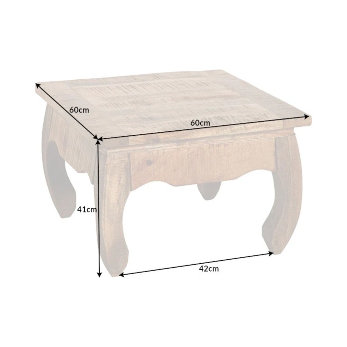 Table basse LUNARA dimensions