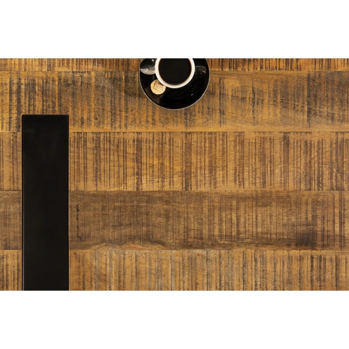 Zoom sur le plateau de la table basse LODEN 100cm