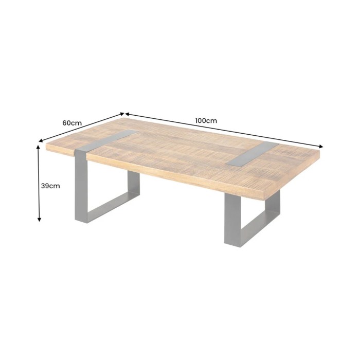 Table basse LODEN 100cm dimensions