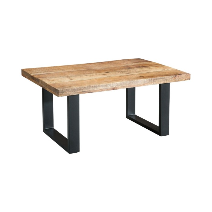 Table de salle à manger 100cm en bois de manguier