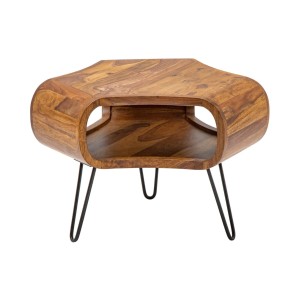 Table basse NERA 70cm en bois de Sheesham