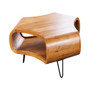 Table basse NERA 70cm en bois d'acacia