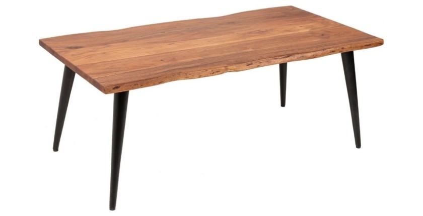 Table basse NERA 110cm bois d'acacia