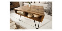Table basse SILVA 60cm vue de haut