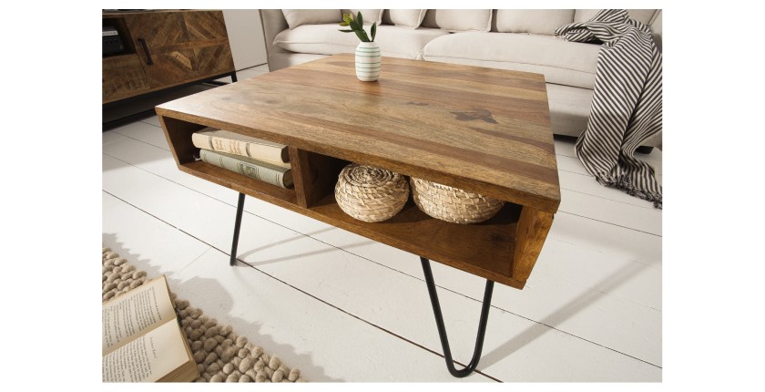 Table basse SILVA 60cm vue de haut