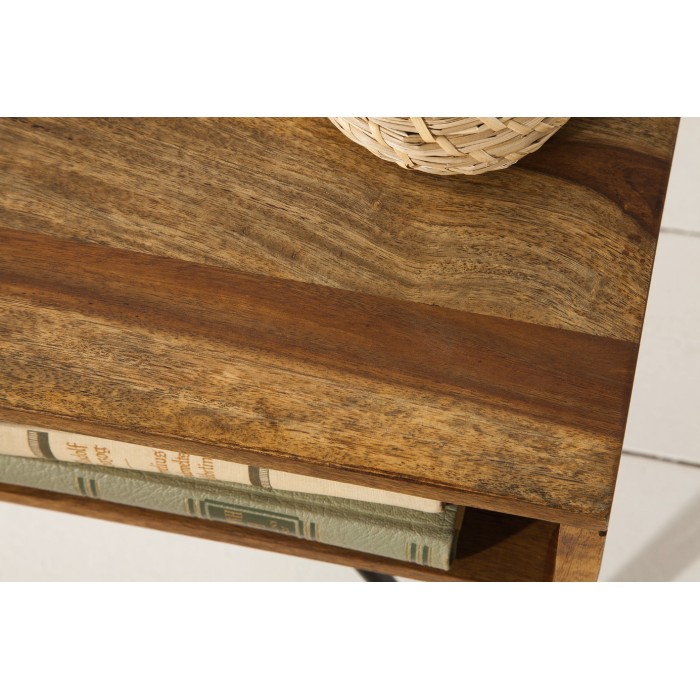 Zoom sur la texture du plateau de la table basse SILVA 60cm