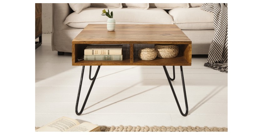Table basse SILVA 60cm vue de face