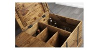 Zoom sur l'ouverture de la table basse TRESORO 100cm