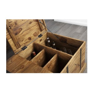 Zoom sur l'ouverture de la table basse TRESORO 100cm
