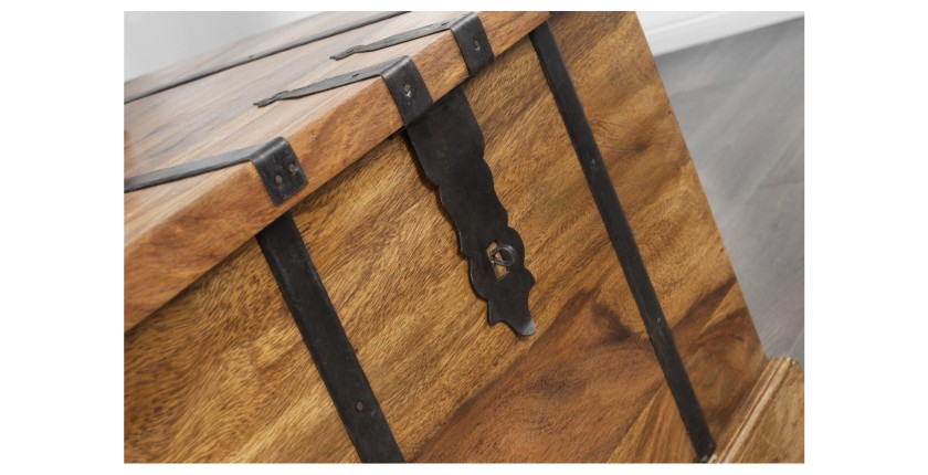 Zoom sur les éléments décoratifs de la table basse TRESORO 100cm