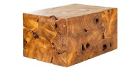 Table basse TEKORA 90cm en bois de teck