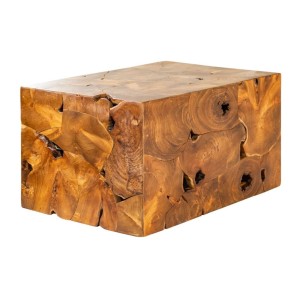 Table basse TEKORA 90cm en bois de teck