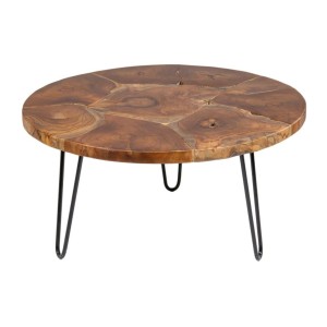 Table basse LOVARK 70cm en bois de Teck