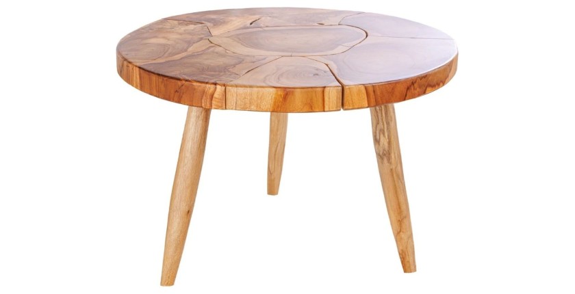 Table basse LOVARK 60cm en bois de Teck