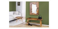 Table basse LOVARK 60cm en bois de Teck avec d'autres éléments de la collection