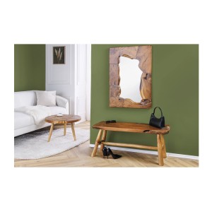 Table basse LOVARK 60cm en bois de Teck avec d'autres éléments de la collection