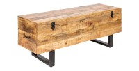 Table basse ou banc MERAX 115cm en bois de manguier