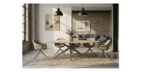 Table de salle à manger AVELIS 220cm vue éloignée