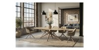 Table de salle à manger AVELIS 220cm dans un décor 3D